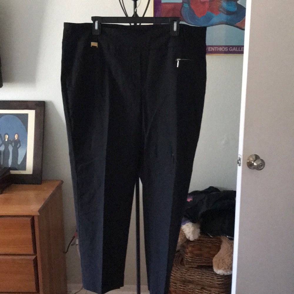 Black stretchy slacks